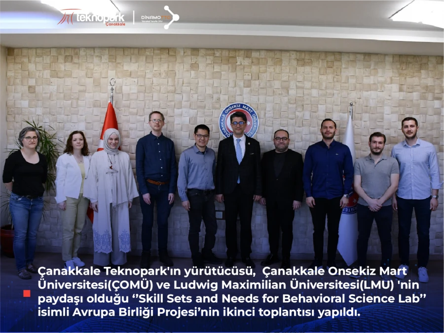 ‘’Skill Sets and Needs for Behavioral Science Lab’’ İsimli Avrupa Birliği Projesi’nin İkinci Toplantısı Teknopark Yerleşkesinde Gerçekleştirildi.